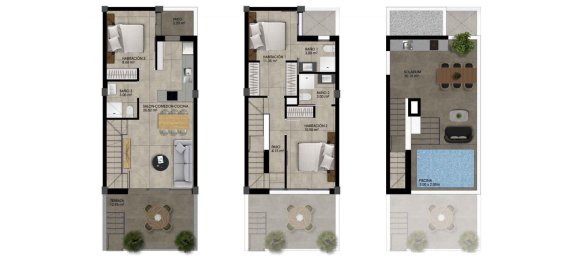 Adosado de 3 dormitorios en Dolores, Spain No. 287551 8