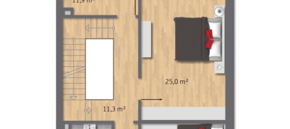 Таунхаус с 7 комнатами в Эссен, Германия № 115311 40