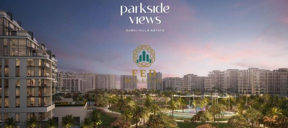 Квартира с 2 спальнями в PARKSIDE VIEWS, Дубай Хилс Эстейт, ОАЭ № 61321 8
