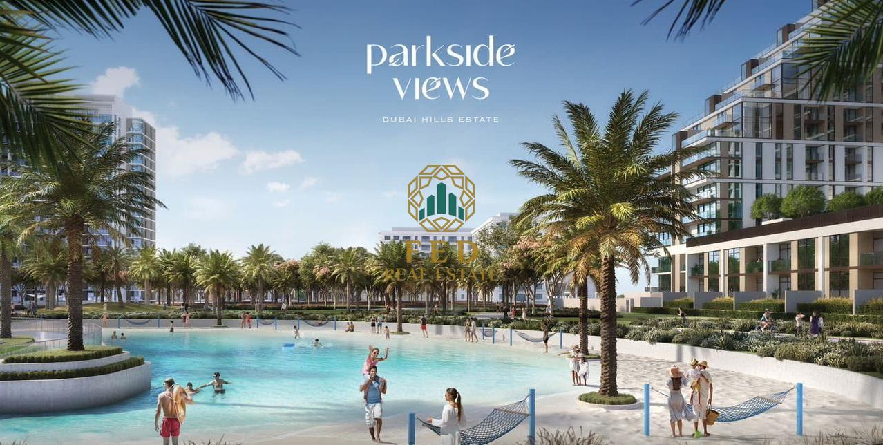 Квартира с 2 спальнями в PARKSIDE VIEWS, Дубай Хилс Эстейт, ОАЭ № 61321