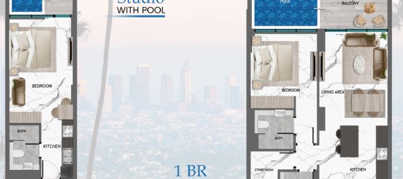 Studio in Al Furjan, UAE No. 22022 11