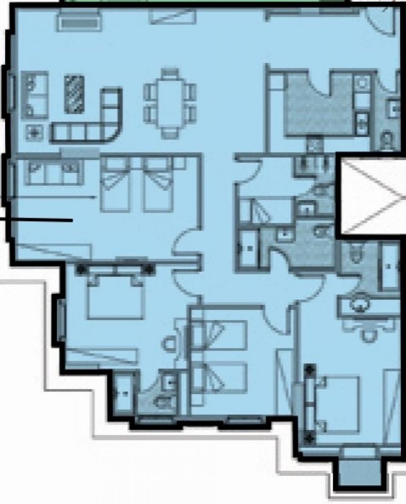 Condominio de 4 dormitorios en El Alamein, Egypt No. 945