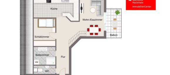 Дуплекс с 2 спальнями в Вальдсхут, Германия № 109433 12