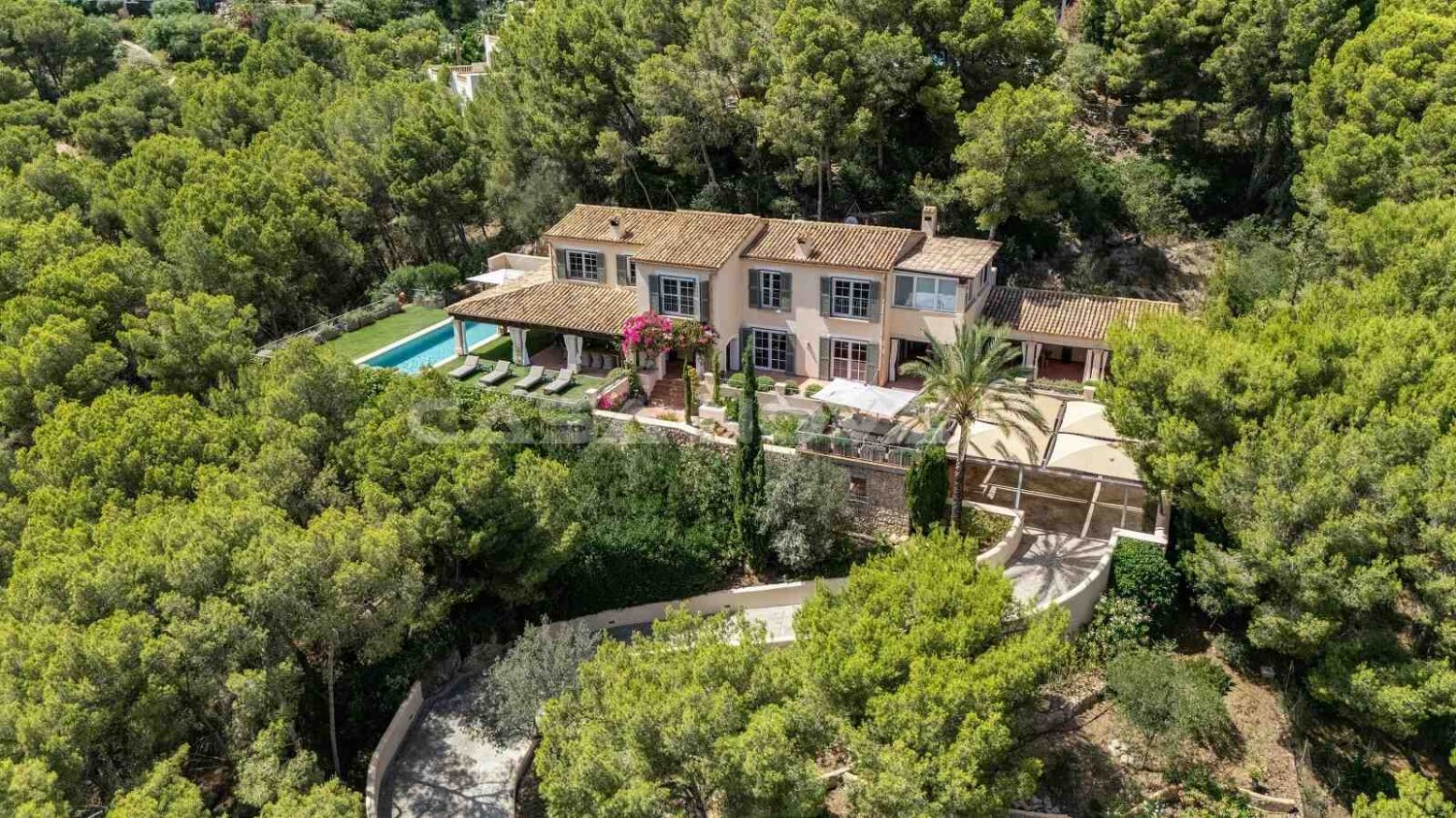 6 غرف نوم فيلا في Andratx, Spain رقم 203595