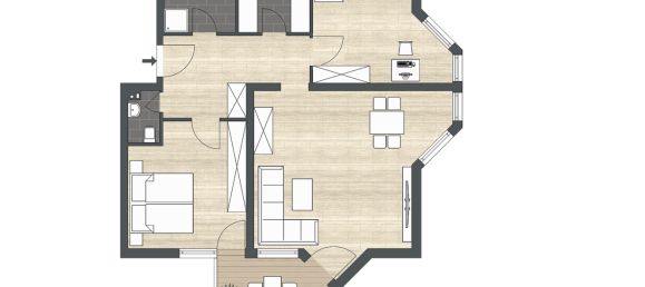 2 bedrooms Apartment in Hesse, Germany No. 259592 7