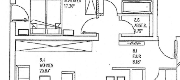 Квартира с 1 спальней в Цвиккау, Германия № 266215 14