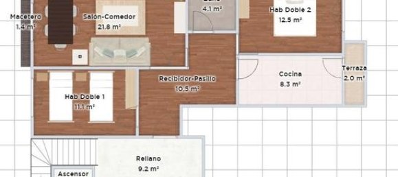 Apartamento T2 em Cantabria, Spain N.º 153515 3