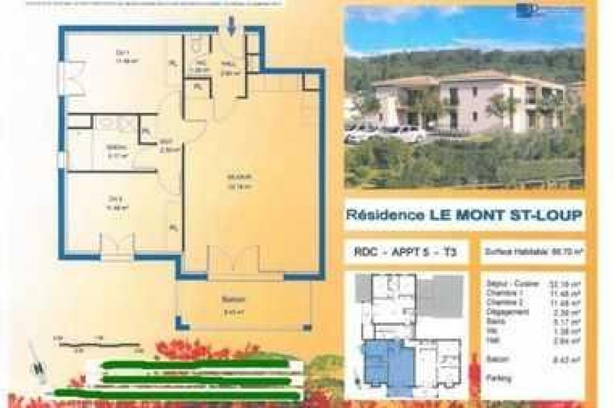 2 chambres Condo à Agde, France No. 33992