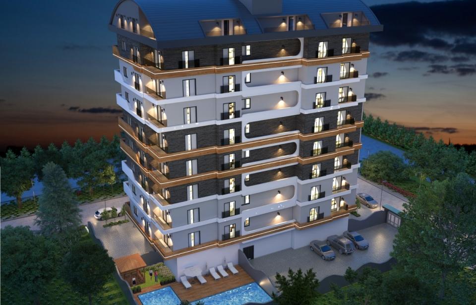 Apartamento 4+1 em Mahmutlar, Turkey N.º 13918