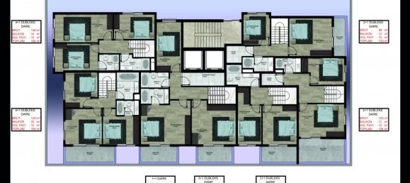 Apartamento 4+1 em Mahmutlar, Turkey N.º 13918 5