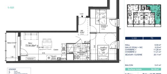 2 bedrooms Apartment in Cucq, France No. 160526 2