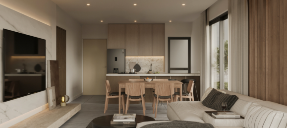 Penthouse T1 em Aradippou, Cyprus N.º 34981 5