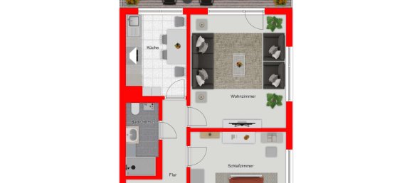 Квартира с 1 спальней в Ульм, Германия № 270340 8