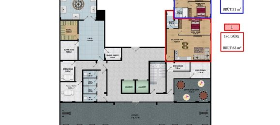 Apartment 1+1 in Avsallar, Turkey No. 31380 25