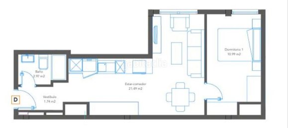 Apartamento T1 em Las Palmas De Gran Canaria, Spain N.º 98359 3