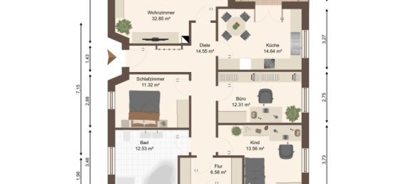 3 Schlafzimmer Bungalow in Börde, Germany, Nr. 229785 7