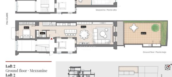 2 Schlafzimmer Wohnung in Eixample, Spain, Nr. 127787 36