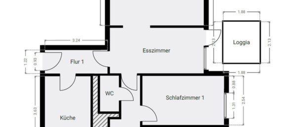 Квартира с 3 комнатами в Вильгельмсхафен, Германия № 47779 13
