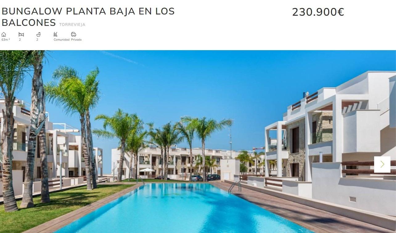 2 bedrooms Apartment in Los Balcones, Spain No. 8745