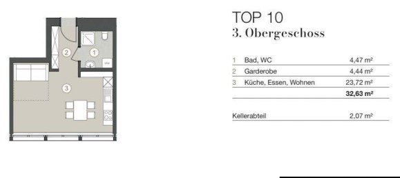 Propiedad comercial de 1 habitación en Linz, Austria No. 47133 2