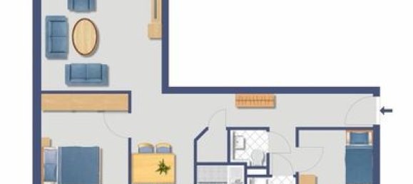 3 rooms Apartment in Heilbronn, Germany No. 223959 2