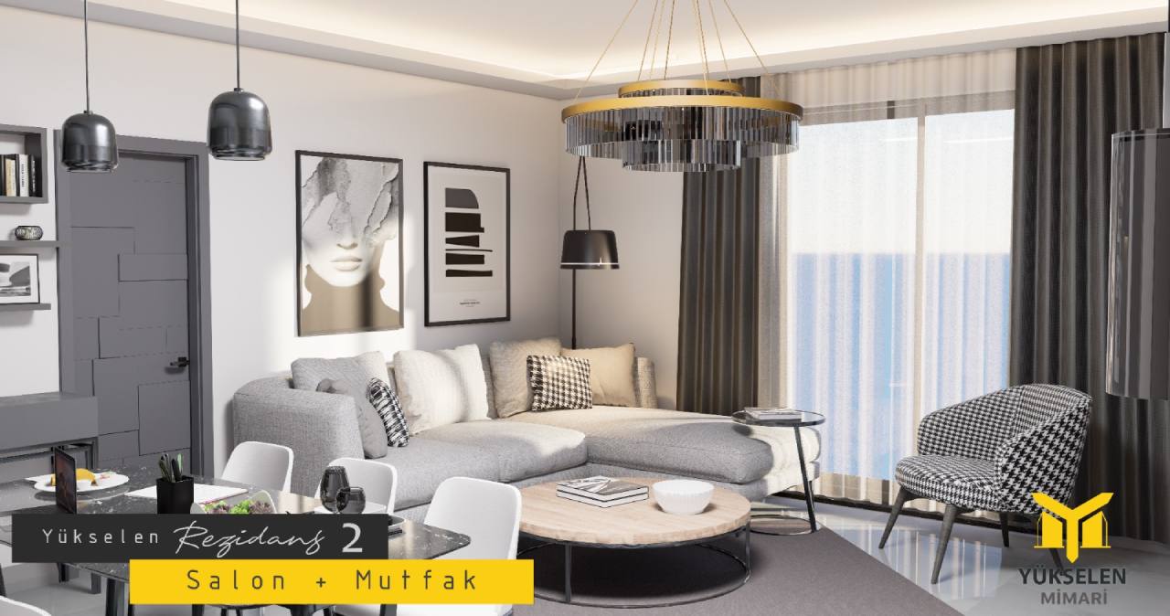 Apartment 2+1 in RESİDENCE 2, Antalya, Turkey No. 39699