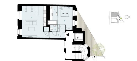 Apartamento de 2 divisões em Hernals, Austria N.º 10702 3