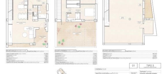 Villa T3 em Hondon De Las Nieves, Spain N.º 9669 3