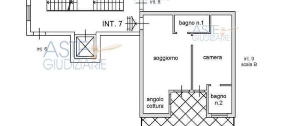 2 rooms Apartment in Rome, Italy No. 205934 22