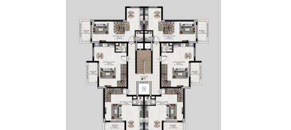 3غرفة شقة في Alanya, Turkey رقم 21427 17