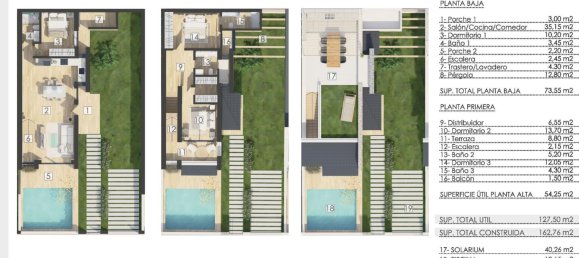 Вилла с 3 спальнями в Сан-Педро-дель-Пинатар, Испания № 9656 7