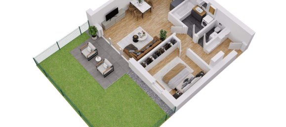 2 rooms Apartment in Horsching, Austria No. 145982 5