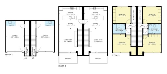 Moradia em banda T2 em Wellington, New Zealand N.º 12 19