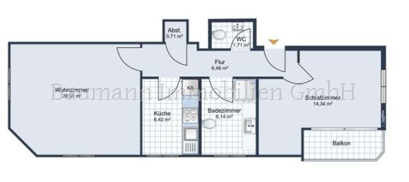 1 غرف نوم شقة في Cuxhaven, Germany رقم 317666 16