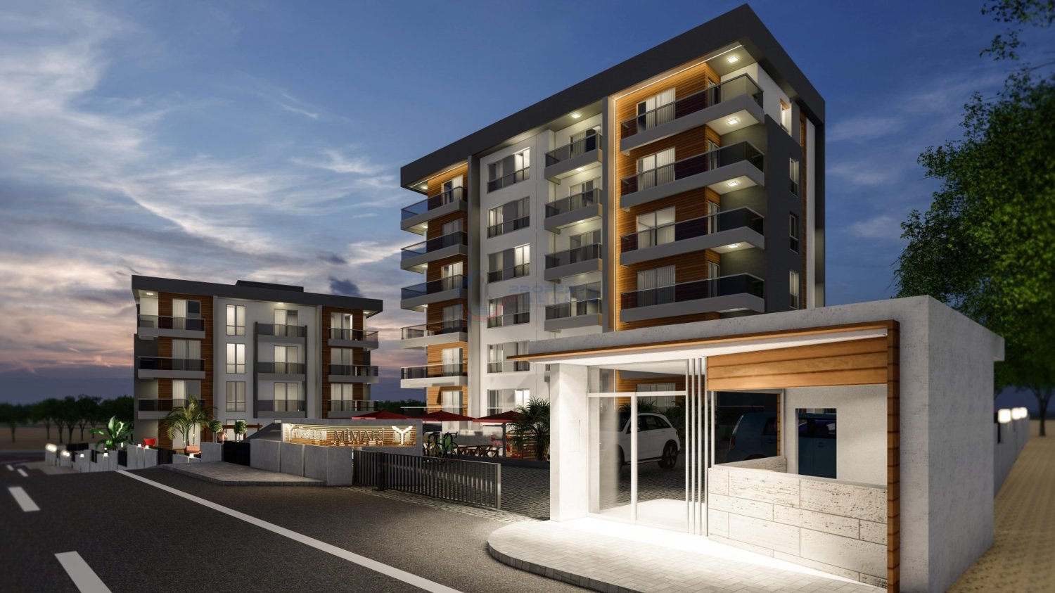 Wohnung 1+1 in Antalya, Turkey, Nr. 47196