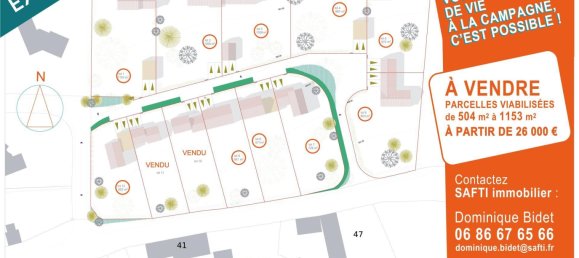 1154m² Land in Saint-Hilaire-la-Croix, France No. 332019 3