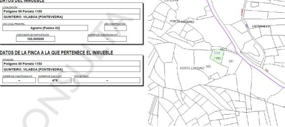  قطعة أرض في Pontevedra, Spain 476متر مربع رقم 181120 3