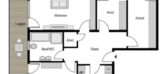 Apartamento de 4 divisões em Bochum, Germany N.º 16275 11