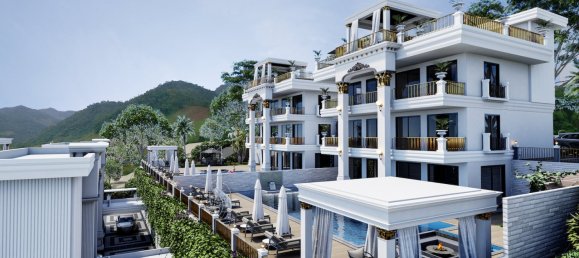 Вилла 4+1 в Аланья, Турция № 24644 4