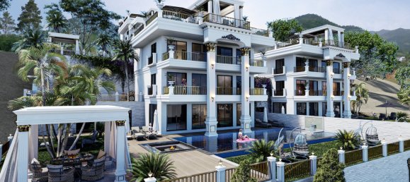 Вилла 4+1 в Аланья, Турция № 24644 2