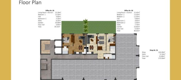 2 rooms Apartment in Kargicak, Turkey No. 9579 19