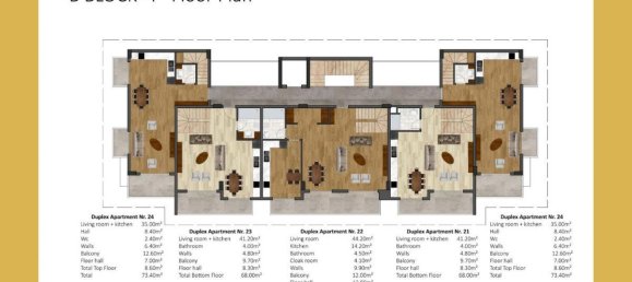 2 rooms Apartment in Kargicak, Turkey No. 9579 25