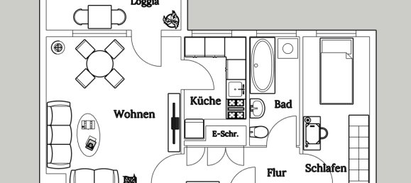 2 rooms Apartment in Schoneberg, Germany No. 38239 6