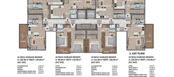 2-Zimmer Wohnung in Alanya, Turkey, Nr. 9947 11