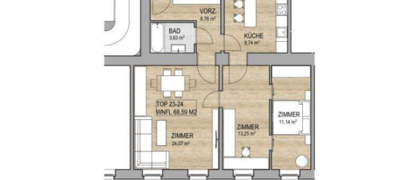 3 rooms Apartment in Vienna, Austria No. 128446 20