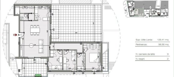 Apartamento de 4 divisões em Lecce, Italy N.º 29668 5