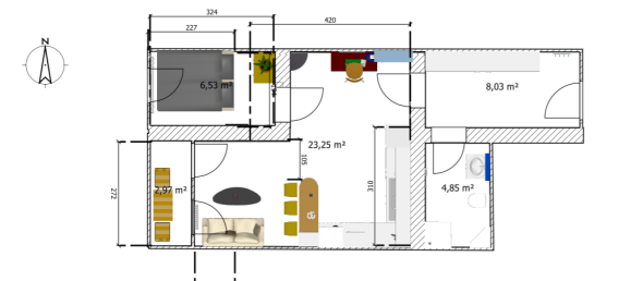 1 Schlafzimmer Wohnung in München, Germany, Nr. 295042 22