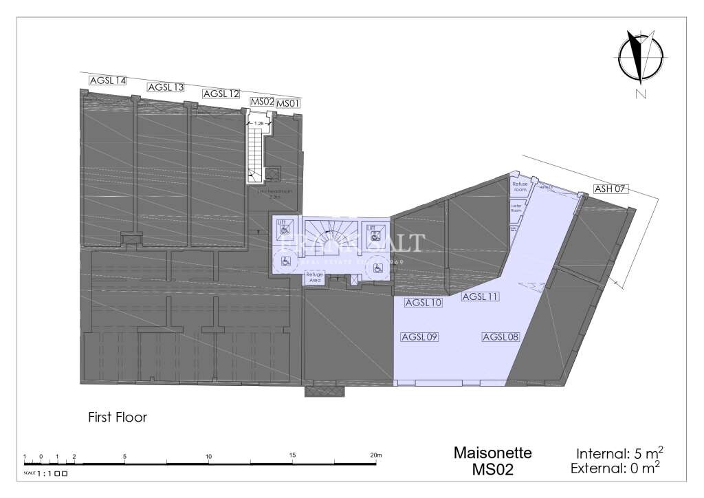 2 غرف نوم طابقين في Marsalforn, Malta رقم 919