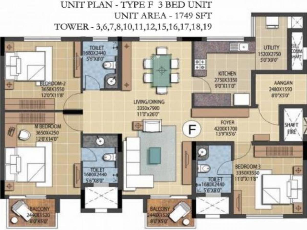 3 Schlafzimmer Haus in Bangalore, India, Nr. 44090