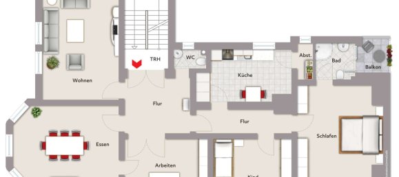 5-salle Appartement à Frankfurt am Main, Germany No. 58938 17